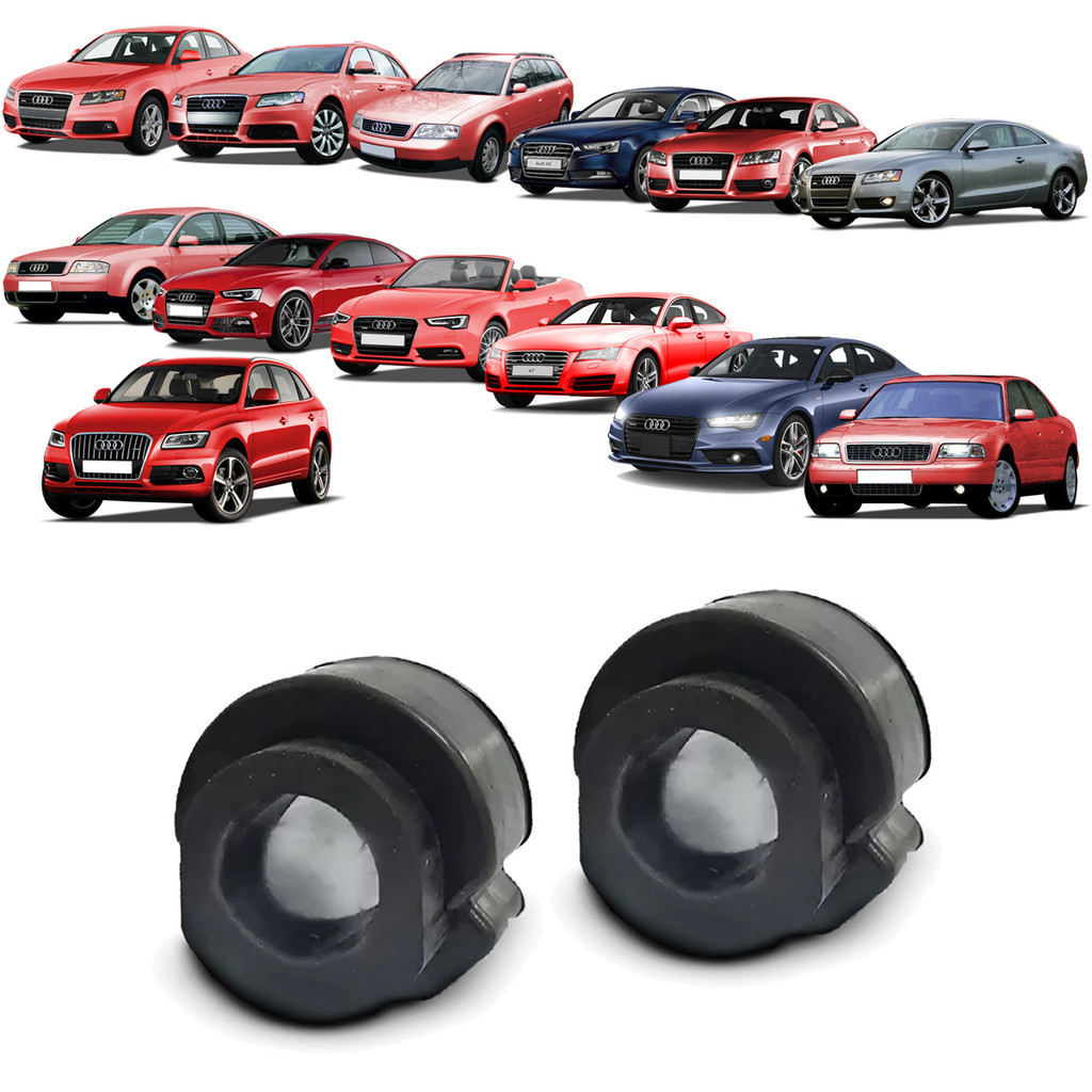 Par Kit Bucha Borracha Barra Estabilizadora Dianteiro Suspensão Dianteira Audi A4 Avant A5 Sportback Coupe A6 A7 A8 Q5