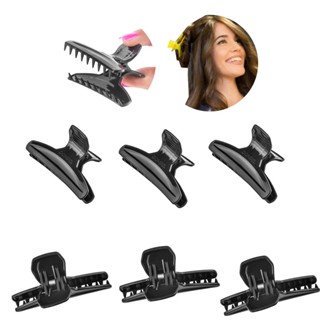 Kit Prendedor Cabelo Plástico Clip Piranha Cabelereiro Preto em Oferta na Shopee