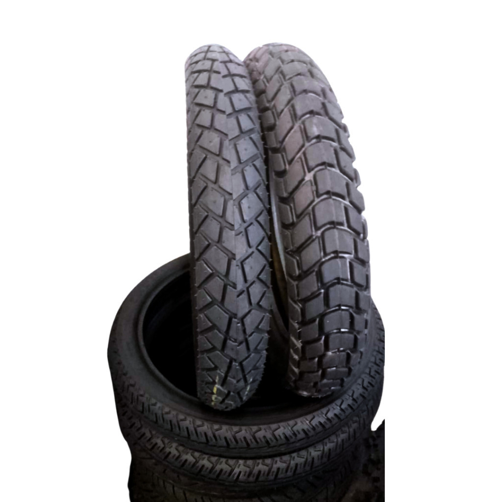 KIT pneu Ecológico 120/90r17 + 90/90r19 Honda XR650L, Kawasaki  e mais