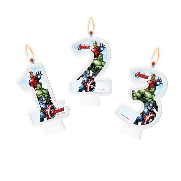Vela Numeral Festa Avengers Game Verse - Regina - Rizzo em Oferta na Shopee