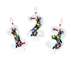 Vela Numeral Festa Avengers Game Verse - Regina - Rizzo