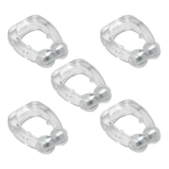 Kit 5 Unidades Aparelho Clipe Dilatador Nasal Anti Ronco Magnético Apnéia Durma Bem Linha Premium