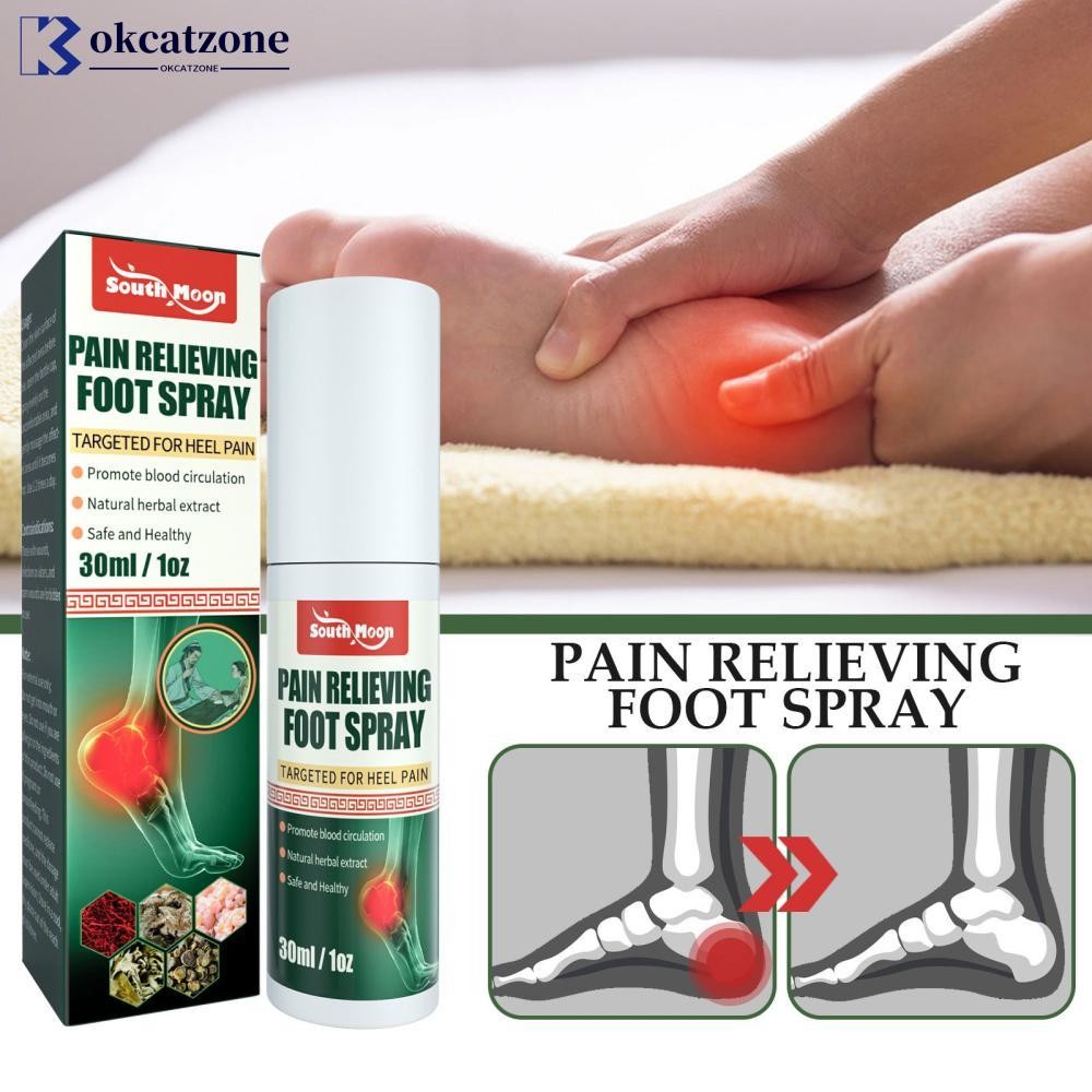 OKCATZONE Spray Para Dor No Calcanhar , Alívio Da Esporão Ósseo Plantar , Nos Ossos , Tendão De Aquiles Tratamento M4O7 em Oferta na Shopee