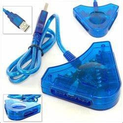Adaptador Conversor 2 Entradas Controle Ps2 Para Usb em Oferta na Shopee