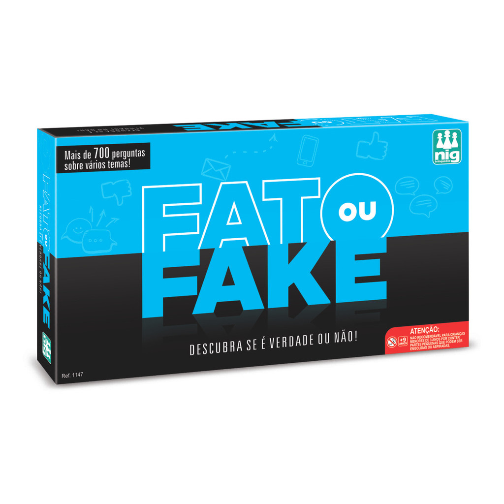 Jogo Fato Ou Fake? Nig Brinquedos em Oferta na Shopee