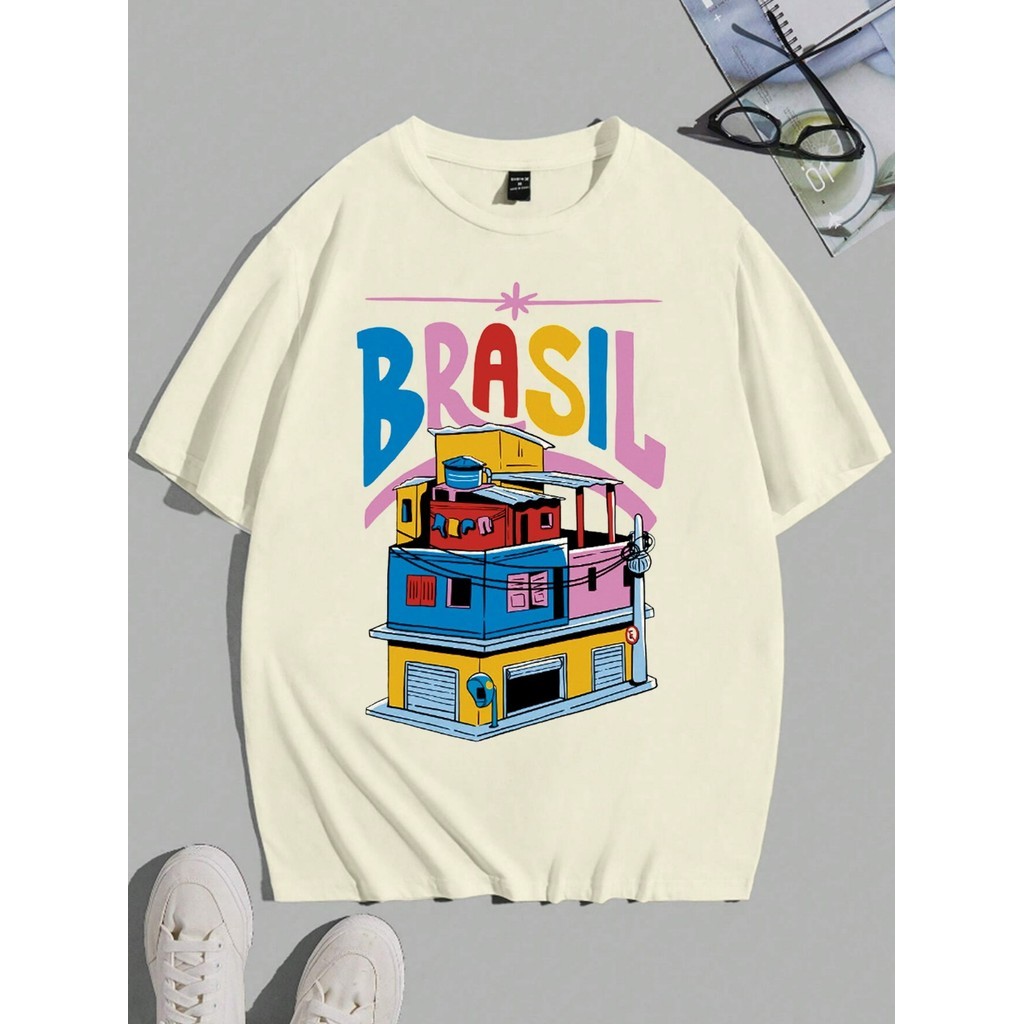 Camiseta Streetwear Longline Unissex Estampada Diversas Cores Old School Fashion Tecido Macio Leve