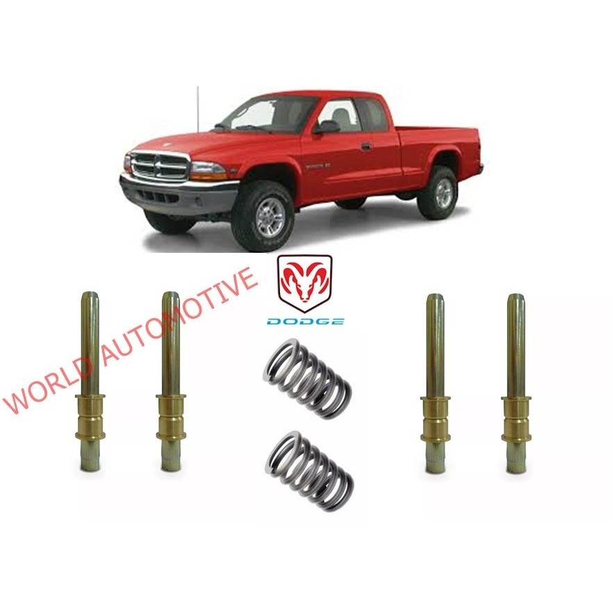 Kit  4 Pino 2 Mola Dobradiça Porta Dodge Dakota 2 Porta