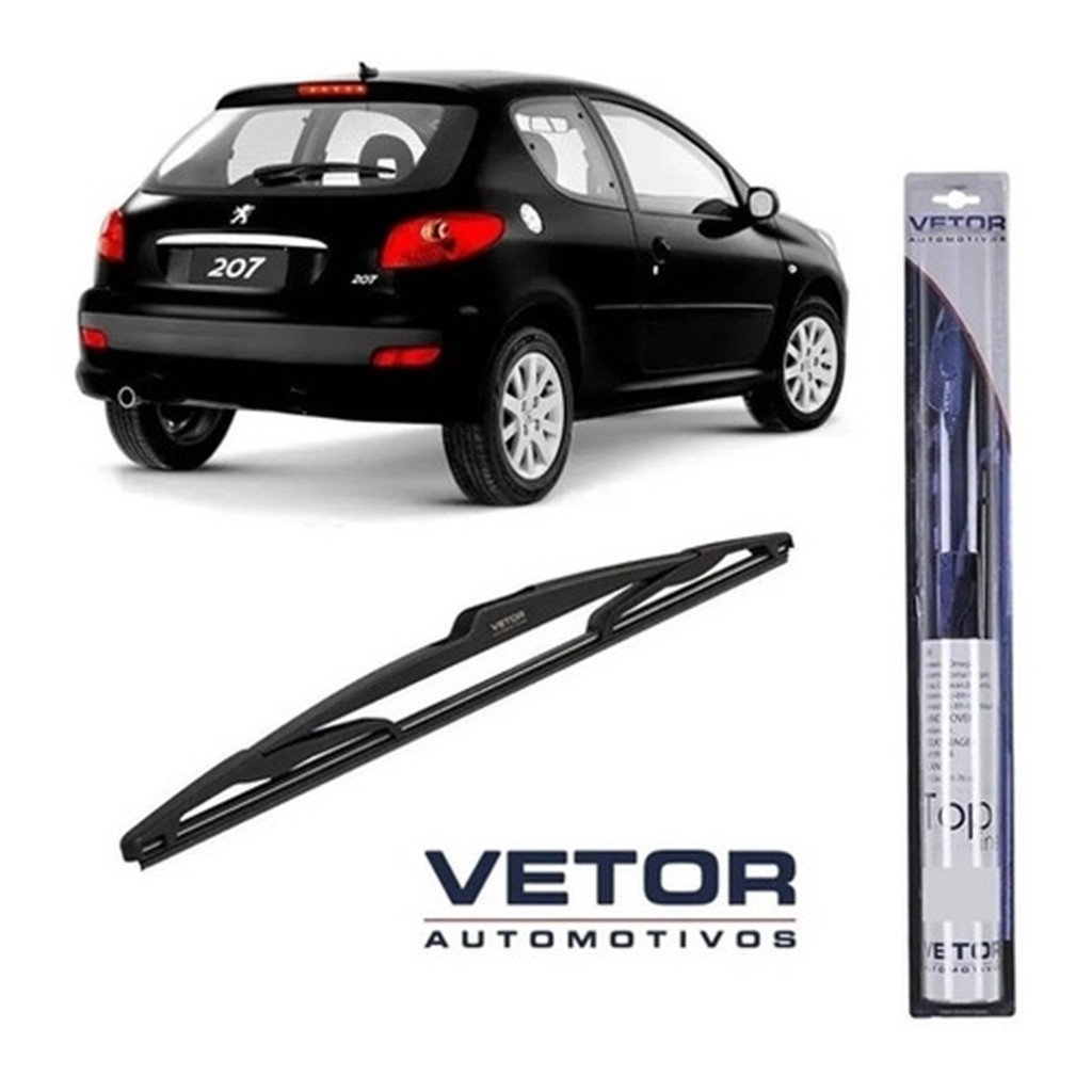 Palheta Limpador Traseiro 206 207 208 307 C3 Fit · foto 2
