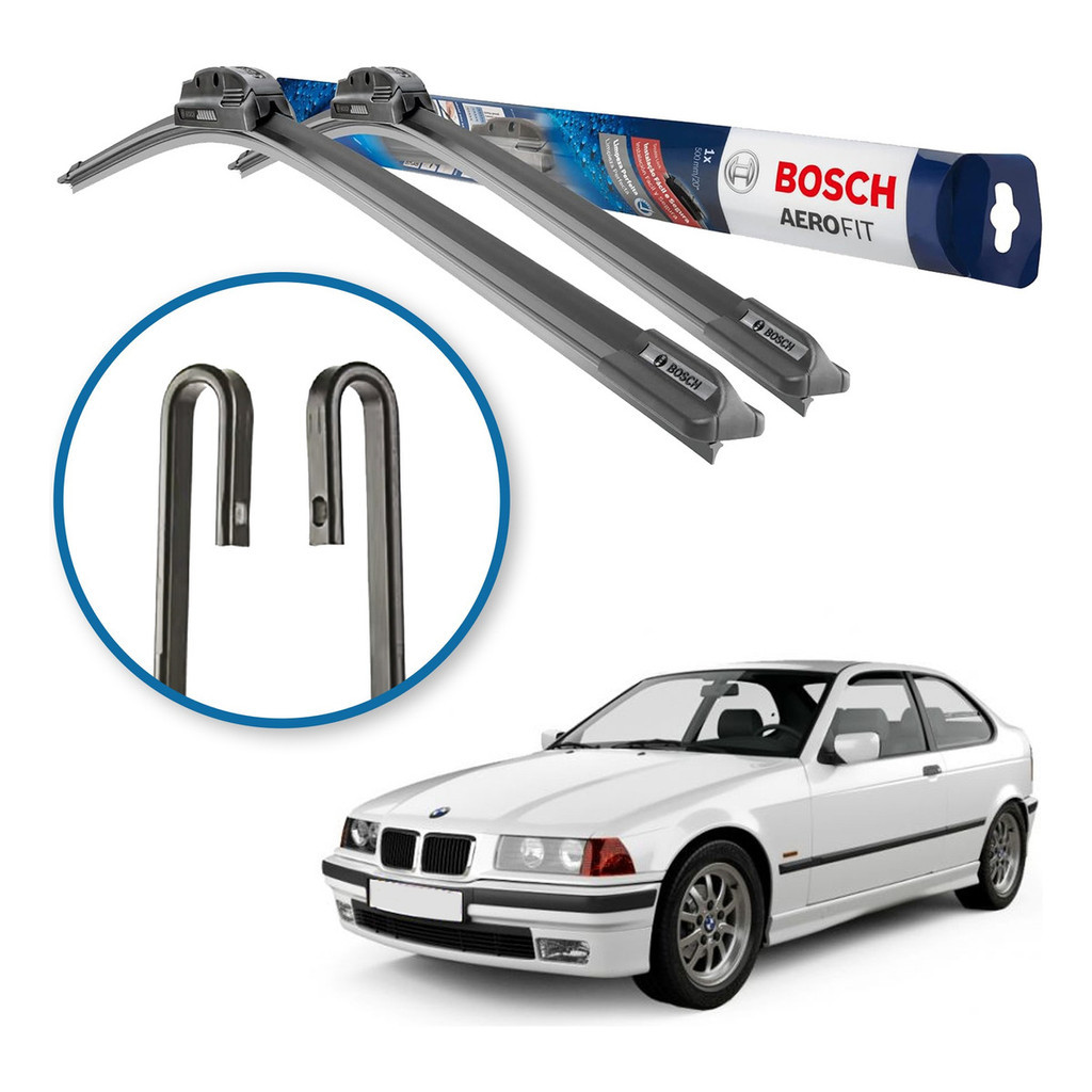 Palheta Limpador Parabrisa Original Bosch BMW Serie 3 Compact 1994 A 2000 em Oferta na Shopee