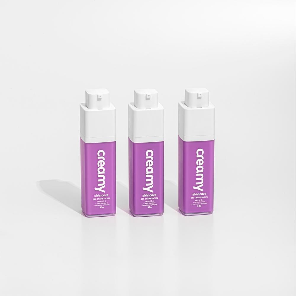 Detalhes do Creamy Retinol Gel Creme Facial Antirrugas 30g