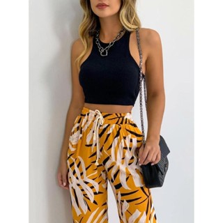 TOP CROPPED BLUSINHA FEMININA SIMPLES BASICO REGATA LISO Regata Casual De Malha Canelada Lisa Para Mulheres, Regata Básica Sem Manga Liso Sem Mangas, Regata Feminina em Ribana Canelada Plus Blusinha Básica