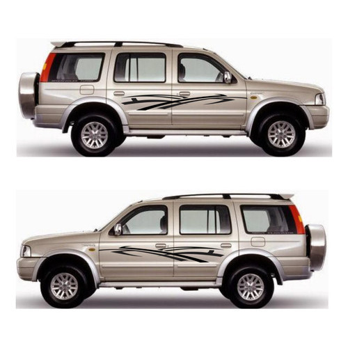 Kit 2 Adesivo Carro Xterra Nissan Faixa  Motorista Carona
