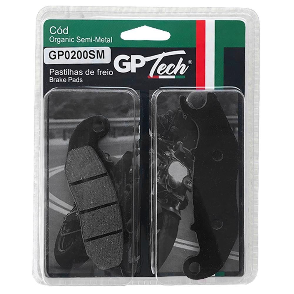 PASTILHA FREIO GP TECH 0200SM (D) XTZ 150 CROSSER / TENERE 250 2016- /