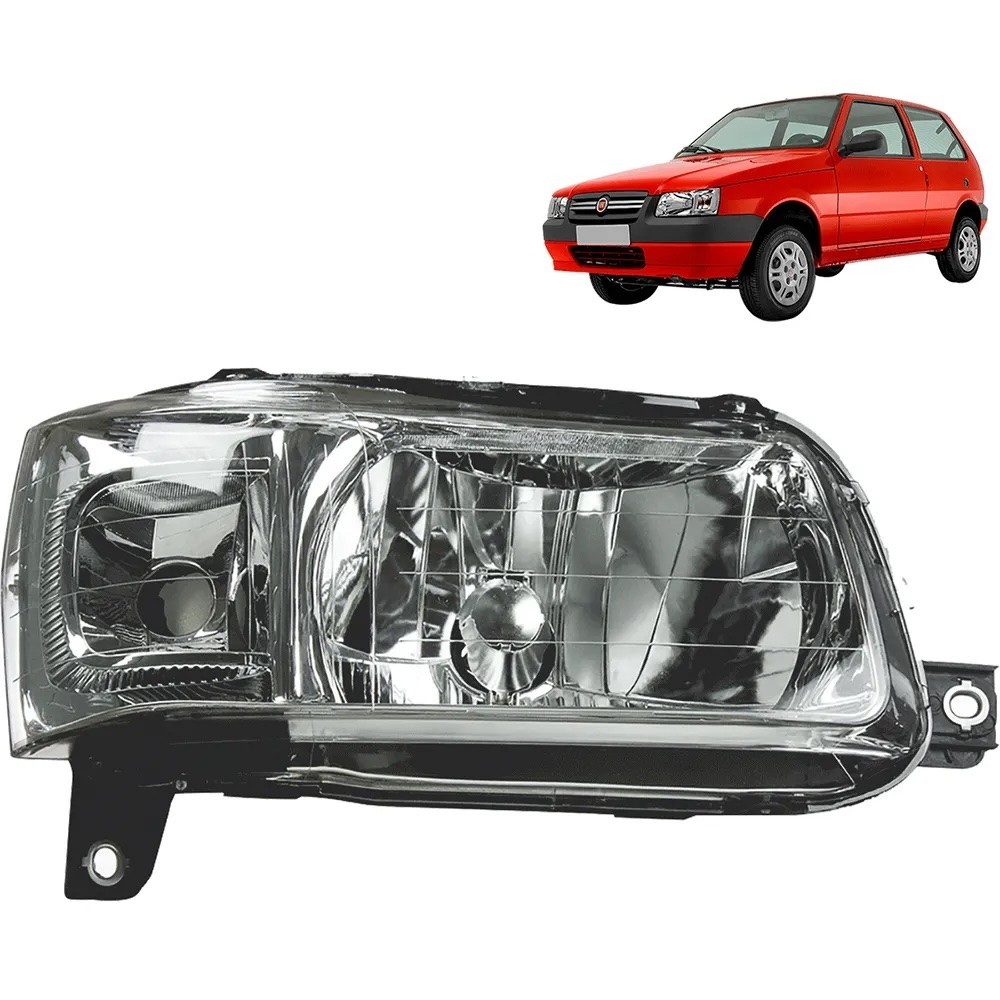 FAROL UNO FIORINO 04 05 06 07 08 09 10 11 até 14 PIT BULL LD