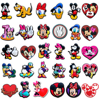 Rato Fofo Mickey Mouse Jibbitz Para Crocs Disney Minnie Jibitz Charme Donald Jibits Crocks Sapatos Femininos Acessórios Decoração De Pins De Encanto