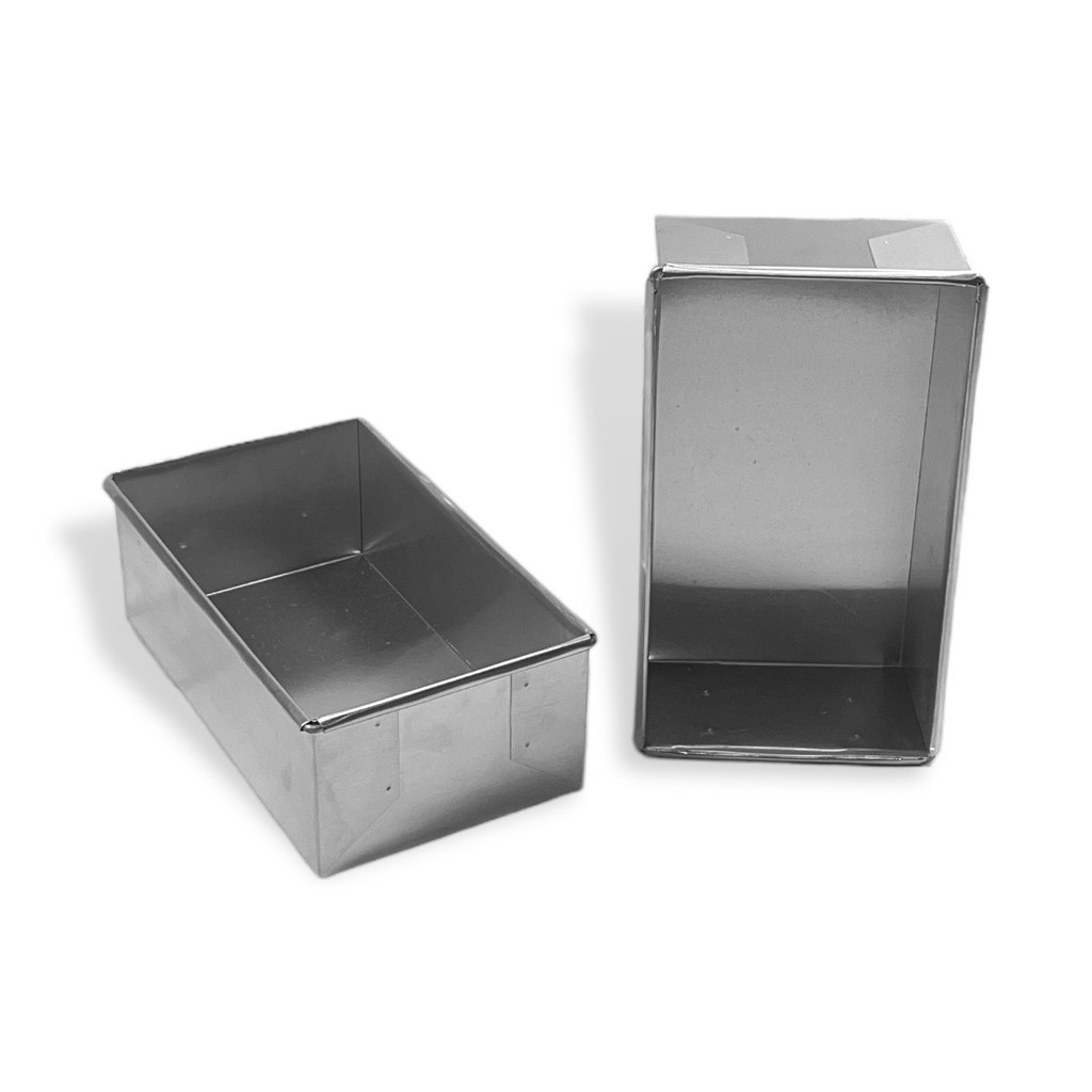 Kit 2 Caixa De Leite 17,5x10x6,5cm Alumínio (bolo De 1kg) Forma Retangular em Oferta na Shopee