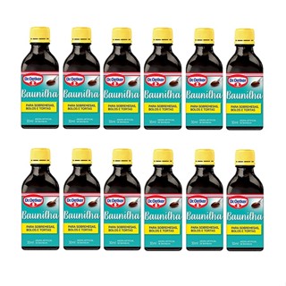 Kit c/ 12un Aroma Essência Baunilha 30ml - Dr. Oetker em Oferta na Shopee