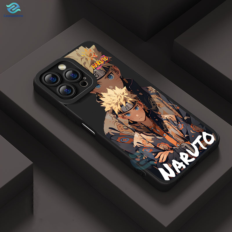 Anime Uzumaki Naruto Caso Macio Para IPhone 11 7 Plus 15 13 12 14 Pro Max Xs XR 8Plus 6S 6Plus Capa