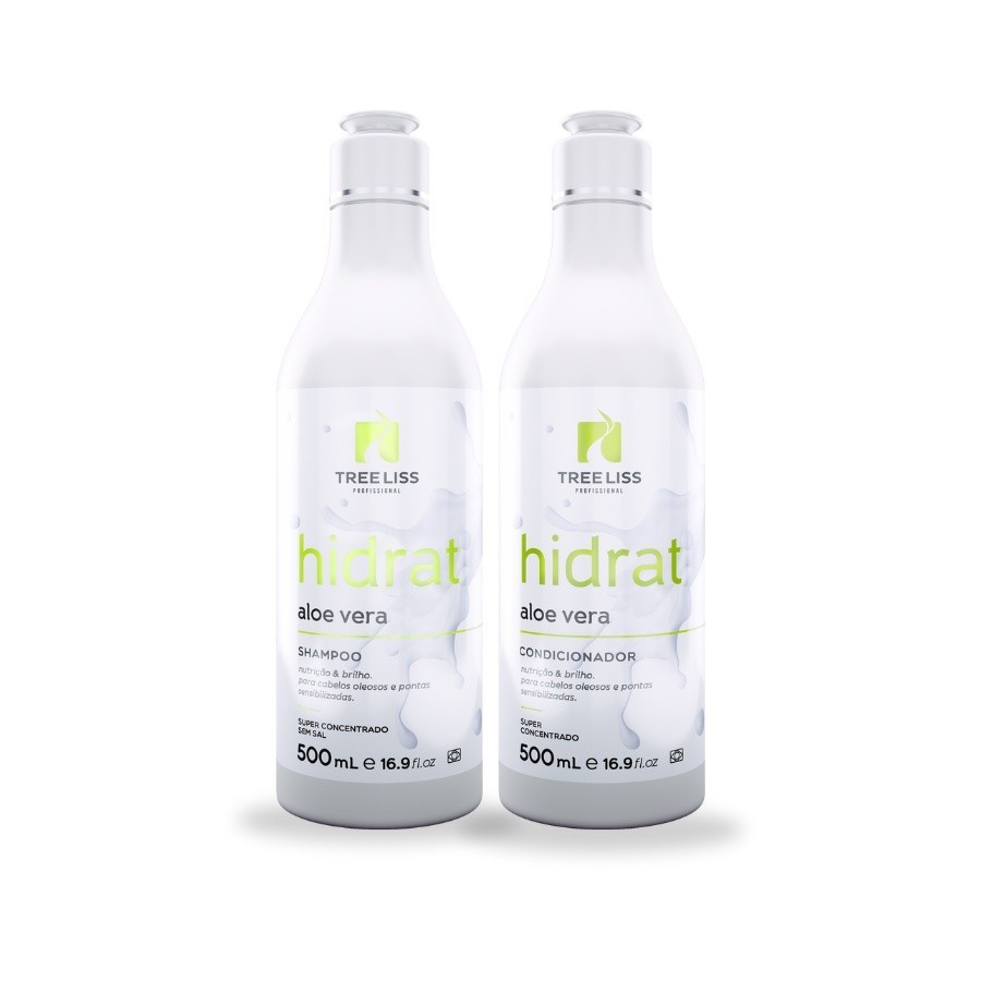 Kit Hidratação Aloé Vera Cabelos Oleosos 2 itens Tree Liss