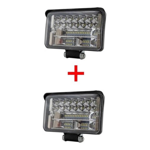 Par Farol Auxiliar Universal 108w Retangular Jeep Caminhao em Oferta na Shopee