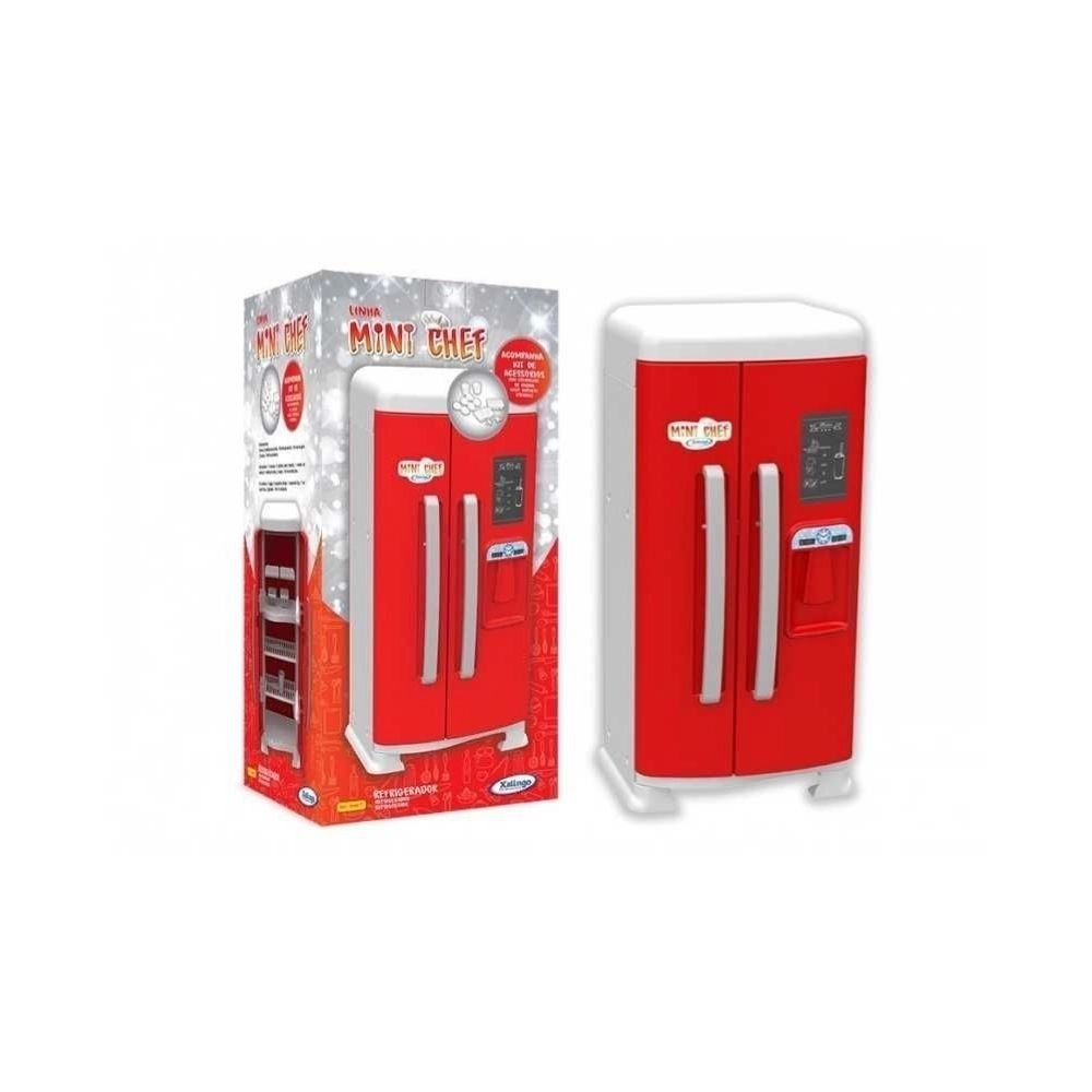 Refrigerador Mini Chef Vermelho Xalingo - 04487 em Oferta na Shopee