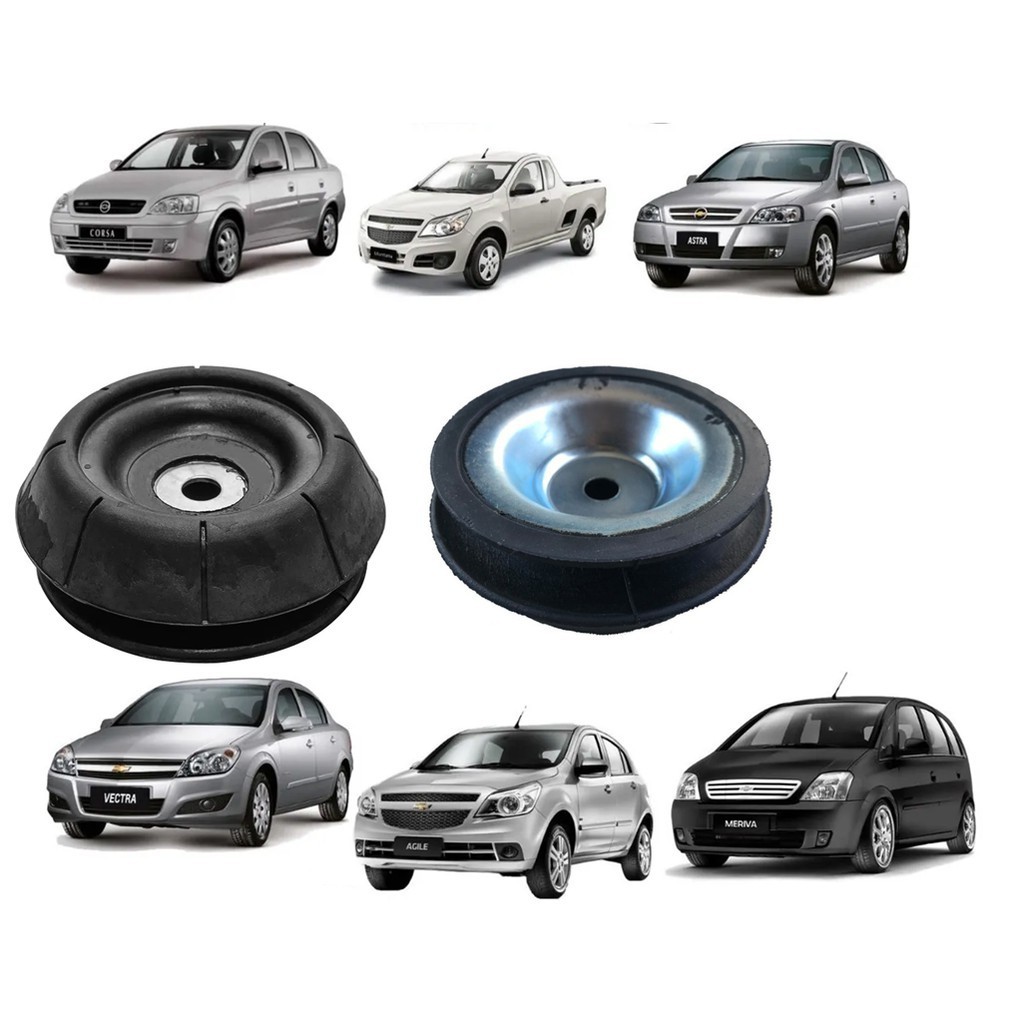 2 Coxim Amortecedor Dianteiro Corsa 2002..Vectra 1997... Astra  1997...Meriva Agile Zafira Montana Todos