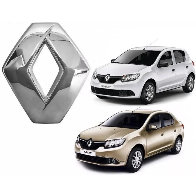 Emblema Grade Radiador Sandero Logan 2015 2016 17 2018 2019