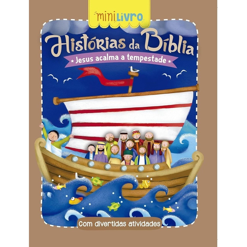 Livrinho Histórias da Bíblia | Jesus acalma a tempestade