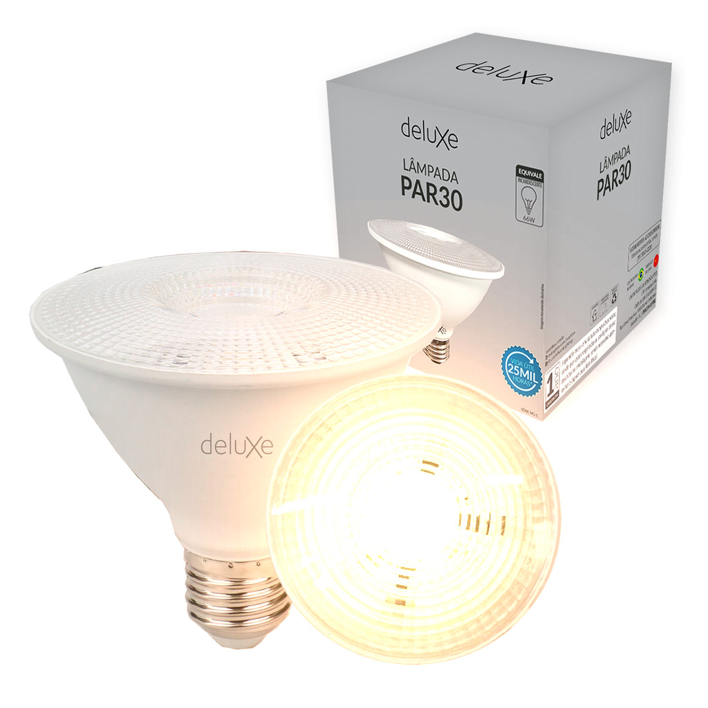Lampada Led Par30 11w 3000k E27 110v/220v Mg Deluxe By Avant - Home & Living