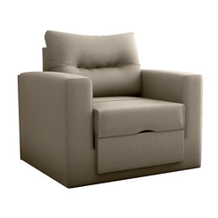 Sofá-Cama Solteiro Marisol Suede Capuccino