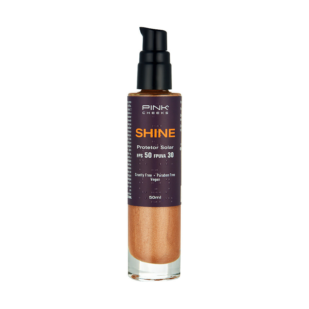 Shine Protetor Solar Iluminador FPS50 - 50ml