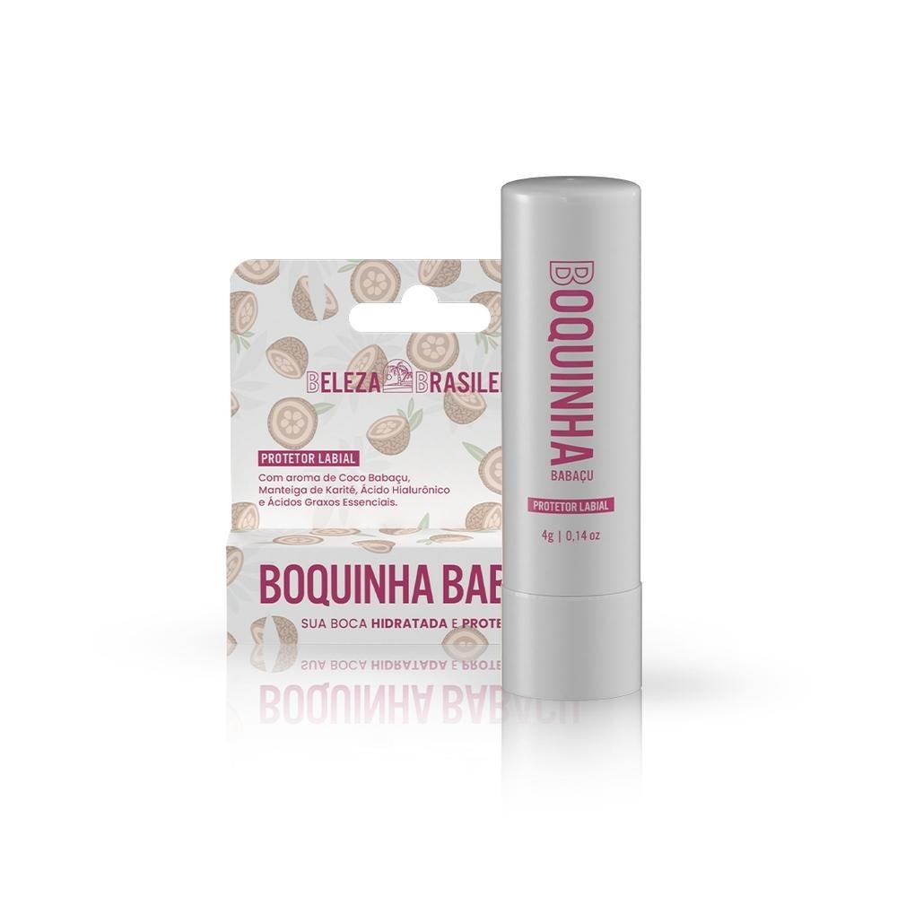 Boquinha Cream Lip Balm De Babaçu - Hidratante E Protetor Labial - Beauty