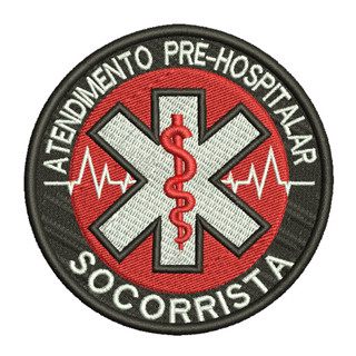 Patch Bordado Atendimento Pré Hospitalar Socorrista - P/ COSTURAR