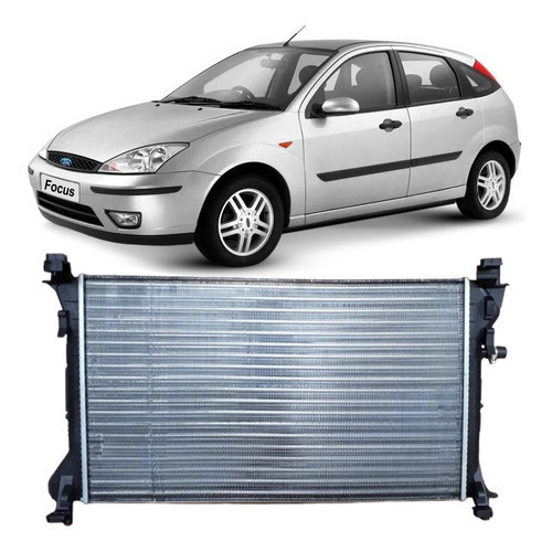 Radiador Eurus Ford Focus 1.6 1.8 2.0 2001 2002 2003 2004 2005 2006 2007 2008 em Oferta na Shopee
