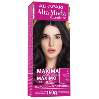 Tintura Creme Altamoda Alfaparf Chá Escuro 5 Kit