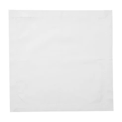 2 Guardanapos Ponto Ajour de Algodão Branco - Wolff