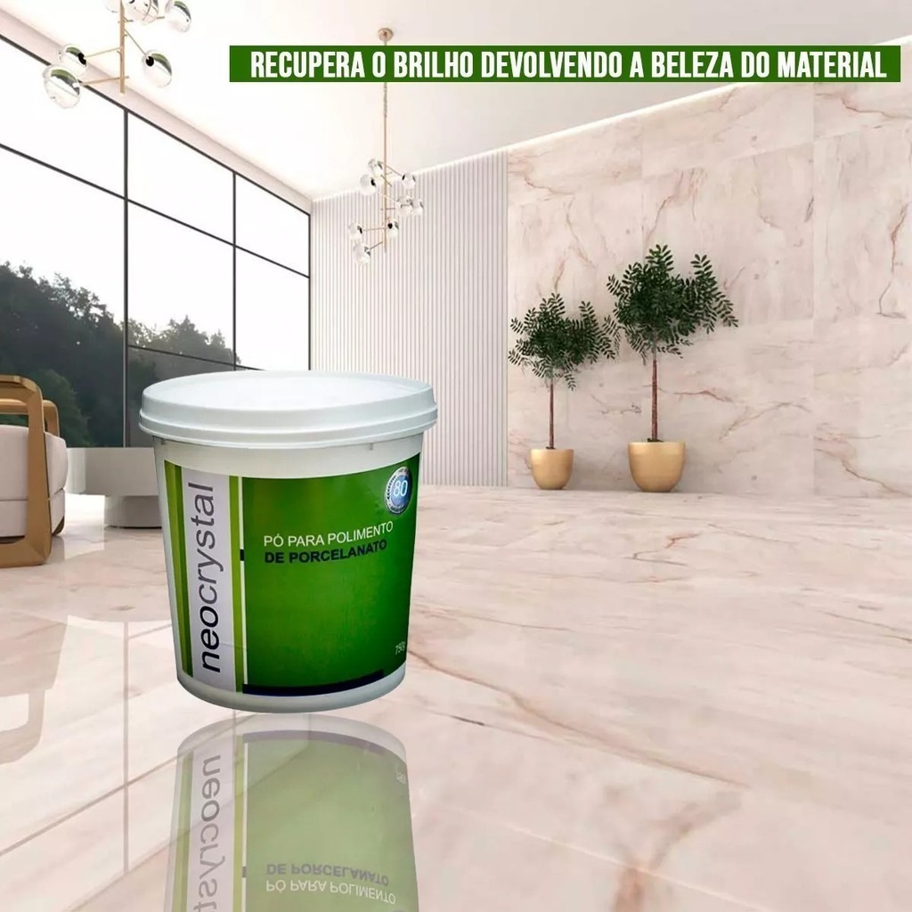 Pó Para Polimento em Porcelanato Neocrystal 750g Bellinzoni