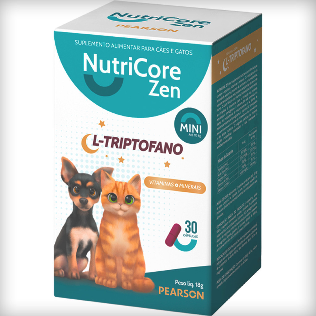 NutriCore Zen Mini 250 mg Suplemento Alimentar - 30 Cápsulas