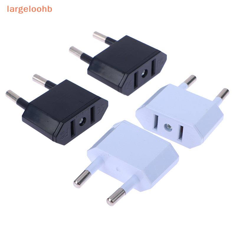 [largeloohb] 2Pcs Adaptador Ue De Viagem Americano China Eua Para Conector Euro Elétrico AC Tomada Elétrica