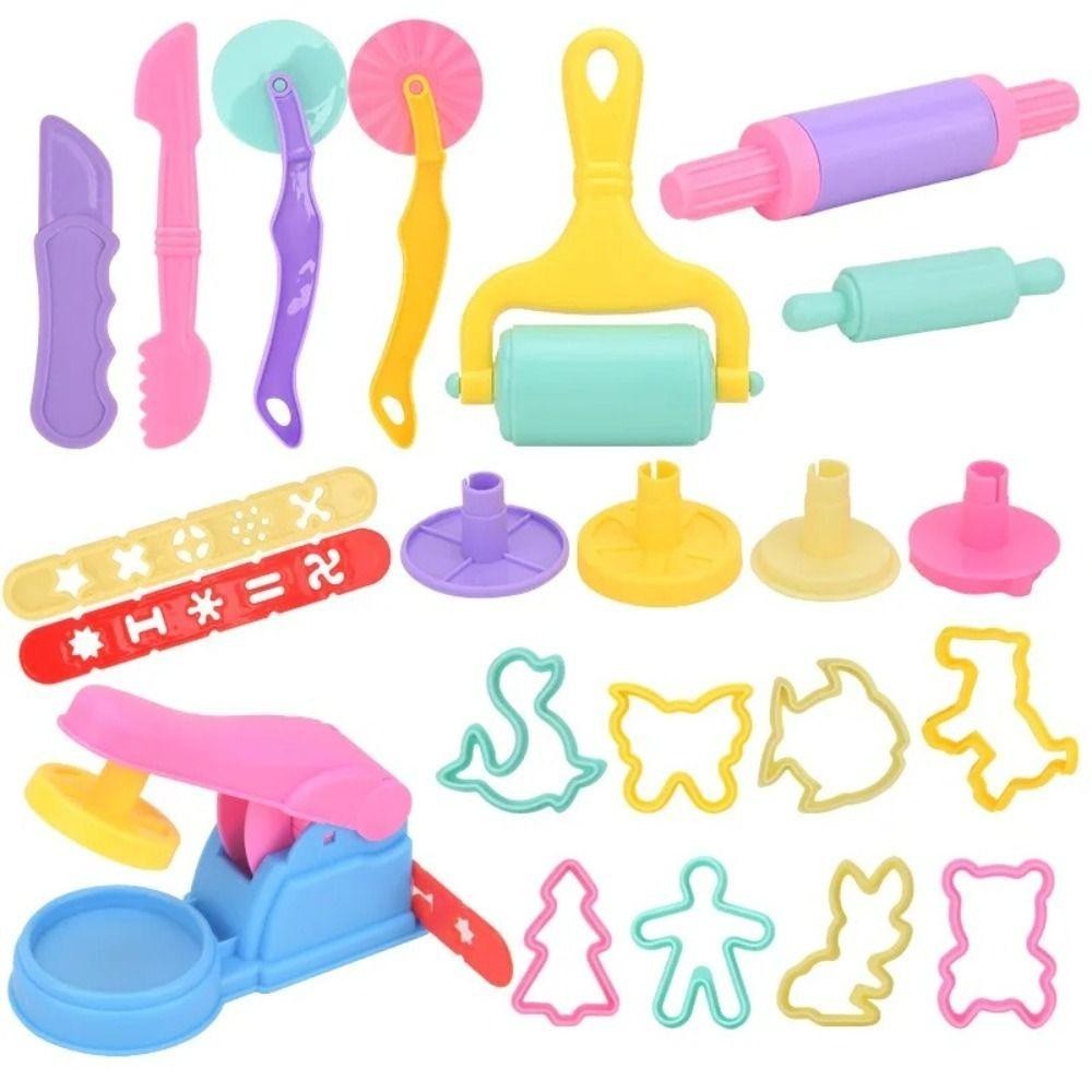 Molde De Plasticina 3D Criativo AUGUSTUS , Mini Acessórios De Argila De Modelagem DIY , Kit De Ferramentas De Massa De P
