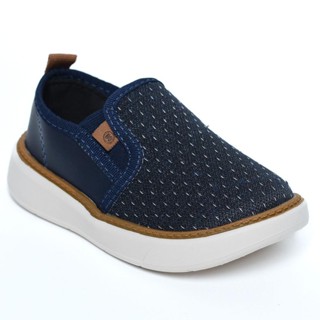 Slip On Infantil Molekinho Casual Denver Menino - Marinho em Oferta na Shopee