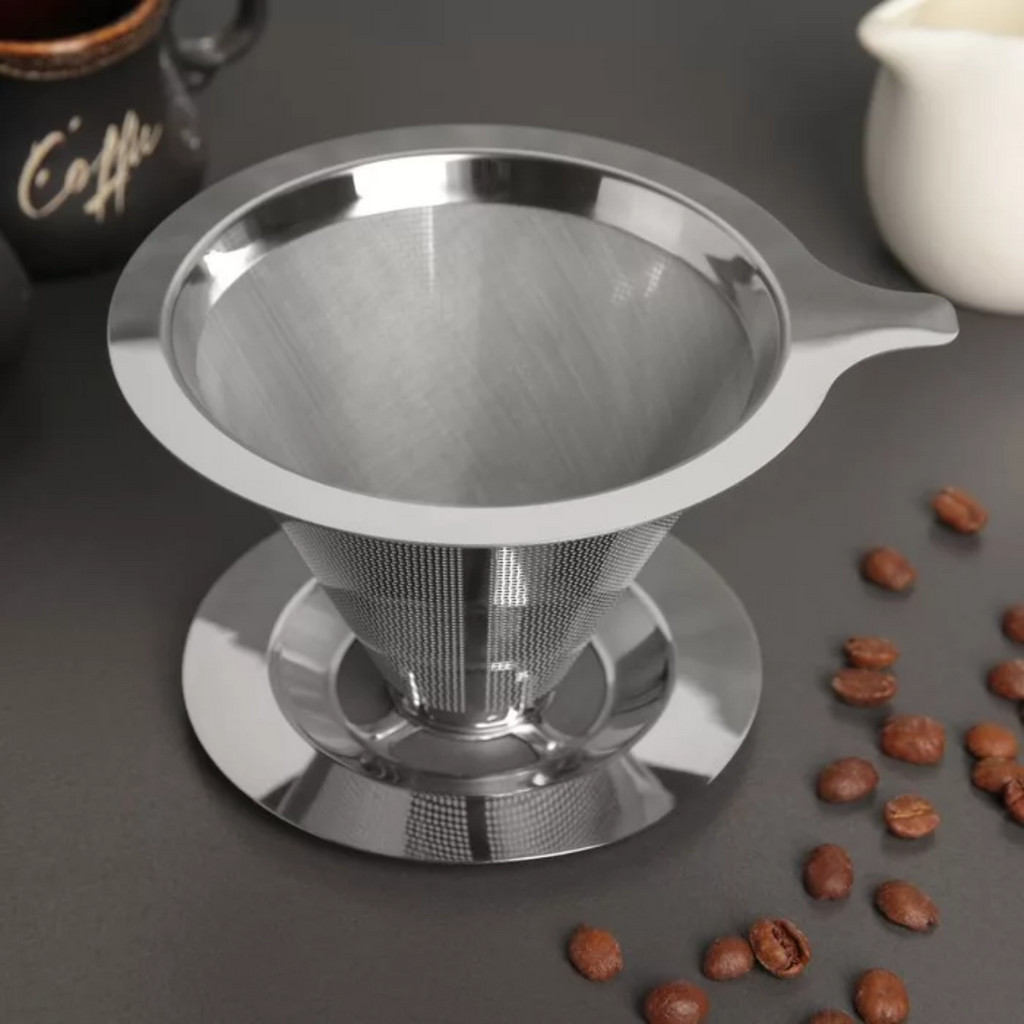 Coador De Café Inox Peneira Sem Uso De Papel