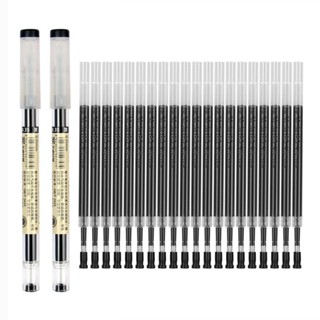 111pcs/Lot 0,35mm Caneta Gel Fina Preta/Azul/Vermelho Material De Papelaria De Secagem Rápida Assinatura Neutra em Oferta na Shopee