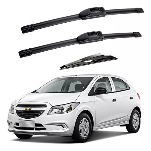 Kit 3 Palheta Limpador Parabrisa Carro Onix Joy 2019 Á 2022