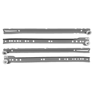 Corrediça Trilho Cinza Gaveta 400mm 40cm Extra 1 Par em Oferta na Shopee