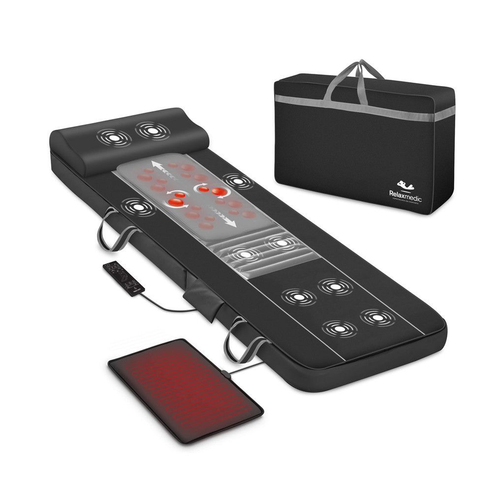 Esteira Massageadora Luxury Shiatsu Vibração Aquecimento Relaxmedic em Oferta na Shopee