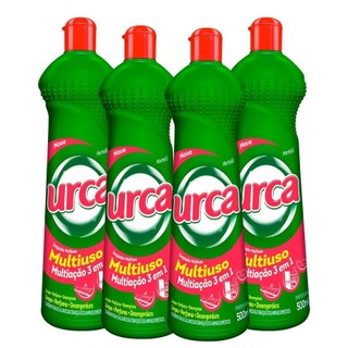 Kit 4 Multiuso Urca Maxx Hortelã Verde 500ml em Oferta na Shopee