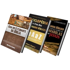 Kit 3 Livros | Enciclopédia da Vida + Manual Bíblico + Guia do Estudante da Bíblia | Matheus Soares | Edições Acadêmicas