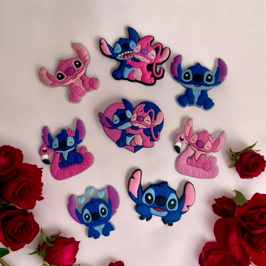 Kit 6/8/4/5 peças Personagens Bótons/Pins para Personalizar Babuches Acessórios Diversos Adulto e Infantil Moderno