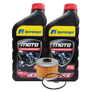 Troca de Óleo Cb 300f Twister / Cb 250f Twister / Xre 300 Ipiranga 10w30 + Filtro C/ Oring em Oferta na Shopee